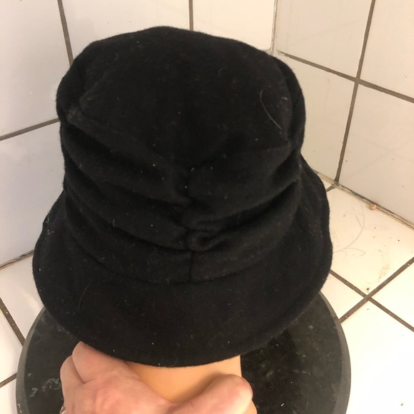 Black Knit Beanie with Pom-Pom - Picture 5 of 7